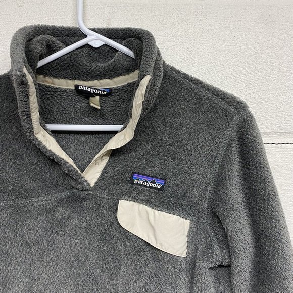 Patagonia Re Tool Snap T Women’s Pullover Sweater Gray Size Medium - Picture 2 of 4